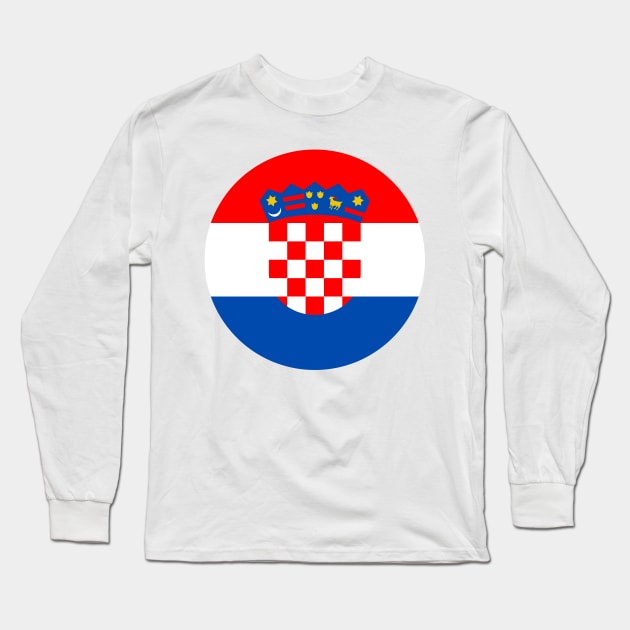 Croatia Long Sleeve T-Shirt by MikeHardy